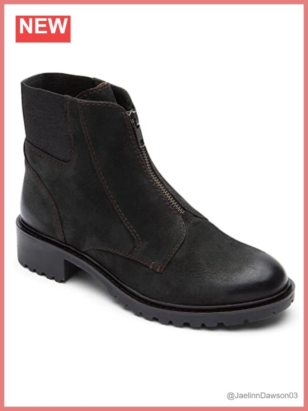 Cobb Hill Winter Center Zip Water Resistant Ankle Booties